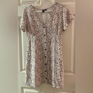 Volcom Cream  Floral  Dress